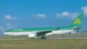 Aer Lingus Airbus A330-200 EI-DAA @ Dublin 2002 - postcard