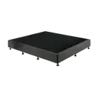 Palermo King Ensemble Bed Base Platinum Graphite Linen Fabric