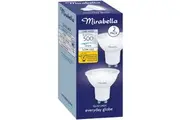 Mirabella Led Gu10 5.5w 500lm Cool White Light Globe 2 Pack