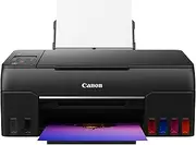 [Canon] PIXMA G650 Wireless 3-in-1 Refillable MegaTank Inkjet Photo Printer - A4, Print, Copy, Scan - Wi-Fi, Cloud connectivity, LCD Screen - Suitable for Large Volume Printing Photos