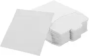 Zerodeko 50pcs CD Paper Sleeves Envelopes for CD DVD Storage Lightweight Protective Cases Reusable Paper Bags for Organizing Discs for Long Term Preservation