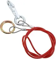TINEASUR Trailer Tow Rope The Tow Heavy Duty Straps Trailer Chain Shackle Trailer Safety Chains Boat Safety Chain Bow to Trailer Boat Trailer Safety Chain Tow Rope Stra Carbon Steel