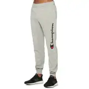 Champion Men's Script Cuff Track Pants - Oxford Heather