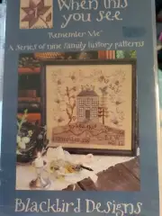 Blackbird Designs Cross Stitch REMEMBER ME OOP