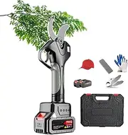 qwmvhfg， Garden Secateurs with Gloves, Sunhat and Toolbox, Professional Cordless Pruning Pruners for Gardening Trees Plants