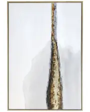 Harp & Finial Lineation Framed Canvas Art with 1.5in Frame