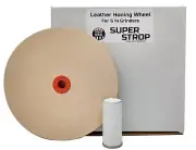 Leather Honing Wheel Fits 6 In. Bench Grinders And Polishers