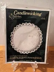 Vintage Needle Magic Candlewicking Kit Pincushion Sachet Doll-- Sand Dollar