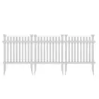 Zippity Outdoor Products Fence Panel Kit 2 ft x 2 ft Spaced Picket Vinyl White