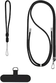 2 Piece Cell Phone Lanyard Strap,2Pcs Cell Phone Patch Lanyard Tag, Choose A Phone Strap For Versatility Or A Phone Wrist Strap For Active Days. Never Drop It Again!