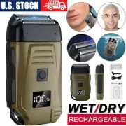 Men's Electric Shaver Trimmer Razor Rechargeable Hair Beard Shaving USB Machine