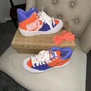 Nike Outbreak High Sneakers Women Shoes Bright Coral/White-Persian Blue Violet 9