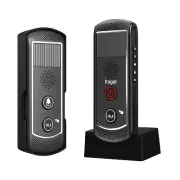 Wireless Doorbell,Two-way Intercom Doorbell Solar Powered and Rechargeable Ba...