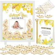 65 Pcs Bee Baby Shower Guest Book Alternatives Baby Shower