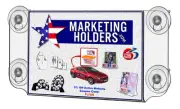 Sign Holder 8.5"W x 5.5"H Double Sided Display with Suction Cups