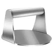 Burger Press - 5.5" Stainless Steel Burger Smasher Tool - Smooth & Non-Stick ...