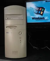 在飛比找Yahoo!奇摩拍賣優惠-【窮人電腦】跑Windows 95系統！有ISA插槽原廠聯強
