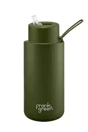 Frank Green Khaki Reusable Ceramic Bottle - 1000ml