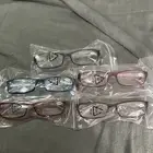 5 Packs Ultralight Reading Glasses Women 5 Colors And Design Square Reader +1.0