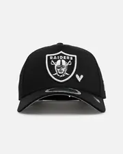 [New Era] New Era Las Vegas Raiders 'I Heart Day & Night' 9forty A-frame Black - Size ONE ONE Black