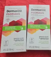 Dermarest Psoriasis Medicated Treatment Gel, 4 oz - Package of 2