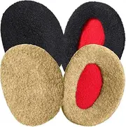 [Generic] 2 Pairs Bandless Earmuffs Ear Warmers Winter Ear Covers Earcaps for Outdoors