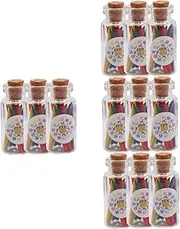 Kisangel 12 Sets Miniature Crayons for Mini House Decor Miniature Crayons Props Mini House
