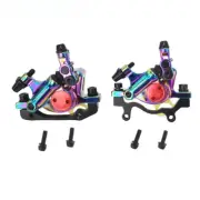 MTB Bicycle Cable Pull Oil Brake Hydraulic Piston Bi-Directional Brake Calipers