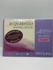Fabriano Artistico 140 lb. Cold Press 20 Sheet Block 9x12" - Extra White ART