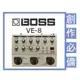 【非凡樂器】Boss VE-8 人聲吉他效果器 / 彈唱吉他手必備 / / 公司貨保固