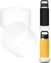 2Pcs Silicone Boot for YETI Rambler 26oz Bottle, Anti-Slip Sleeve Bottom Protector Accessories for YETI Rambler 26oz, BPA Free Silicone