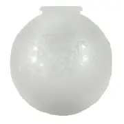 Sheffield 10&quot; Glass Shade 4 1/4&quot; Fitter, Frost Etch