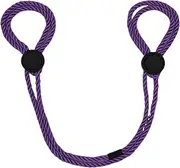 [outerunner] Vibrant Adjustable Soft Rope Bracelet Anklet Comfortable Jewelry with Secure Lock Clasp for Men & Women
