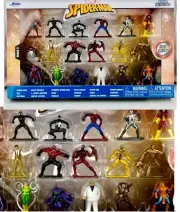 Spider-Man Nano MetalFigs Mini Die-Cast Figures Jada Set of 18 Series 8~ NEW
