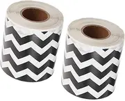 DIYEAH 2 Rolls Removable Border Trim for Bulletin Board Blackboard Decor Adorable and Pattern Stickers for Classroom Office Wall Decoration