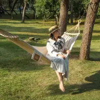 在飛比找樂天市場購物網優惠-Naturehike挪客防側翻加厚帆布吊床單人便攜戶外休閑露