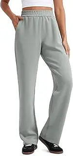 [CRZ YOGA] SoftAura Wide Leg Sweatpants Women Modal High Waisted Lounge Travel Casual Sweat Pants with Pockets Drawstring