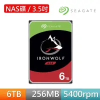 在飛比找momo購物網優惠-【SEAGATE 希捷】IronWolf 6TB 3.5吋 