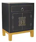 Nightstand China Furniture Night Console Black Gold Night Table Antique