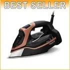 1850W Professional Steam Iron with Smart Screen & Precision Tip - Black Copper