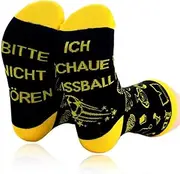 [YIMVUNZ] Yimmunz 1 Pair Football Pattern Cotton Socks Boys Socks Socks Women 39-42 Funny Socks