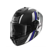 Spartan RS Carbon Shawn Mat Carbon Blue Silver DBS Full Face Helmet