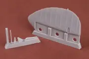 SBS Model 1/24 Supermarine Spitfire/Seafire Broad Chord Rudder for Airfix kits