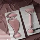 2pcs/set Portable Face Roller Double Headed Gua Sha Scraper Board Guasha Set
