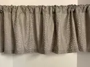 Valance Antelope Fawn Animal Print WIndow Custom Made 53" W x 14" L