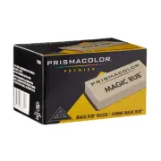 Prismacolor Magic Rub Vinyl Erasers, White, Pack Of 12