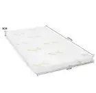 Memory Foam Mattress Topper 7-Zone 8cm Cool Gel Bamboo Fabric Queen AU Stock