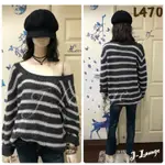 L470 全新AMERICAN EAGLE 副牌AERIE 條紋寬鬆毛衣美式休閒OVERSIZED SWEATER