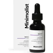 Minimalist 0.6% Retinol Serum for Face, For Mid-Strength Anti Aging, For Men & Women, Reduces Fine Lines & Wrinkles, Medium Strength Retinol Formula with Retinol and Squalane(plant based) 30 ml