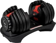 Cobuy Adjustable Dumbbells 24KG/24KG x 2, Double Dumbbells Set for Men and Women Home Fitness Weight Set Gym Workout Exercise Training